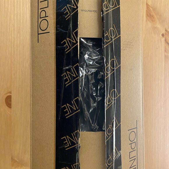 Black, platform, wedge fabric slide shoe. Platform height 1.75 inches, Size 10. - Picture 12 of 13